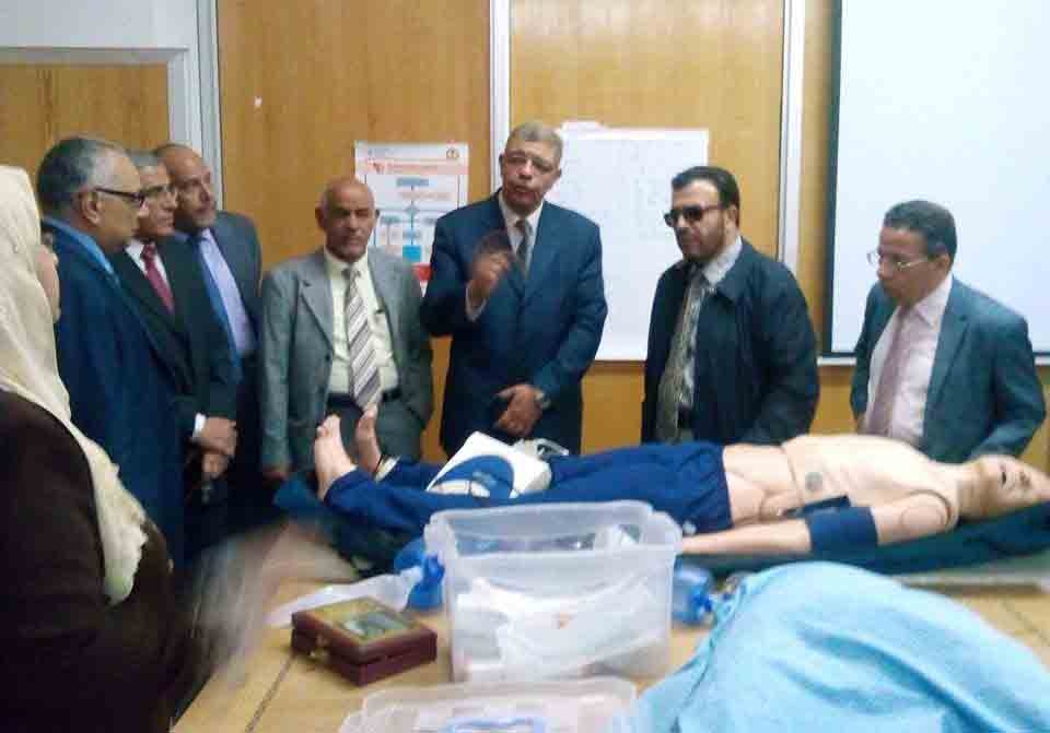 زيارة الهيئة السعودية للتخصصات الطبية للقاهرة واستقبال النقابة لهم