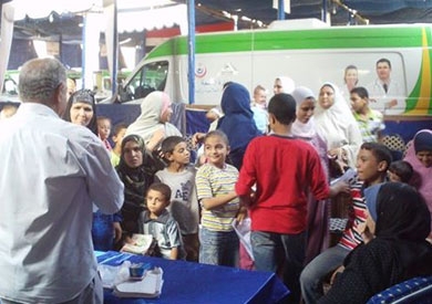 قافلة طبية لعلاج أهالي قرية سيدي عبد الرحمن بمطروح