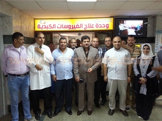 التأمين الصحى بالغربية يفتتح لجنة الفيروسات الكبدية بسمنود